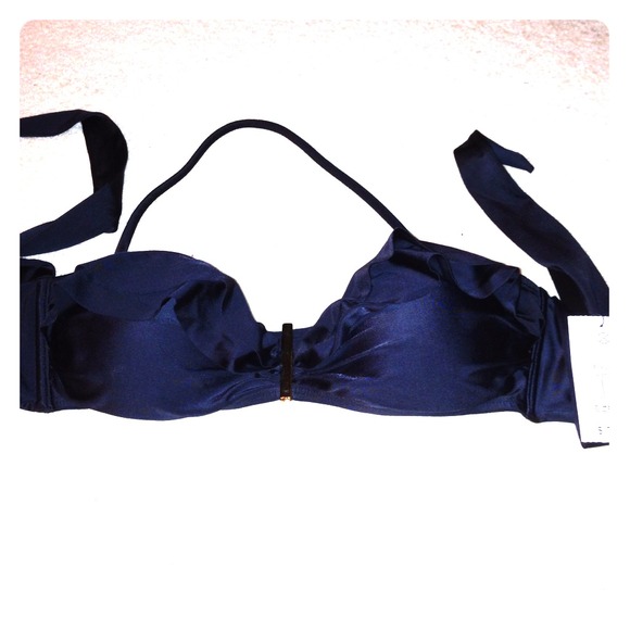 Vix swim ruffle bandeau top new with tags