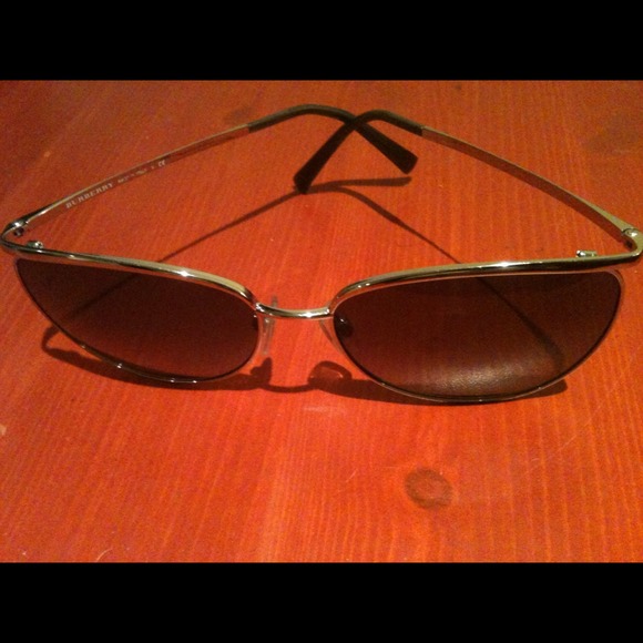 Burberry Sunglasses,gray gradient,silver frame main image 4