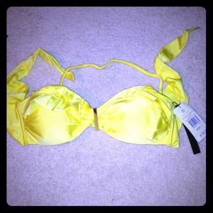 Vix swim ruffle bandeau top new with tags