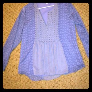 Cold water creek chiffon tunic