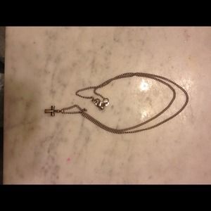 Sterling Silver James Avery small Cross necklace