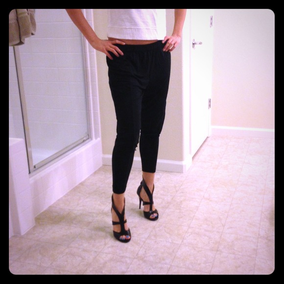 Victoria secret black cotton pants - Picture 1 of 3