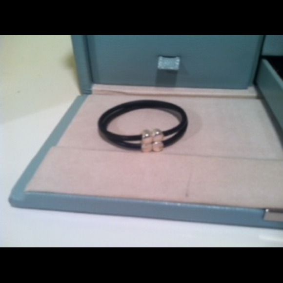 SOLD Black and silver magnetic bracelet.