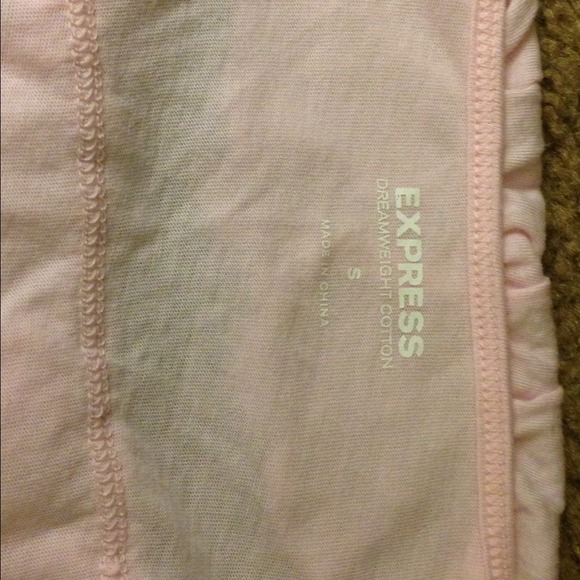 ⛔SOLD Express Baby Pink Ruffle Top - Picture 4 of 4