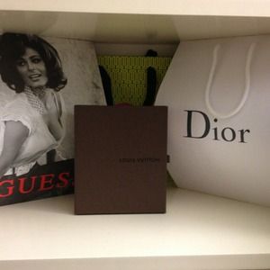 Shopping BAGS & Louis Vuitton (empty box)
