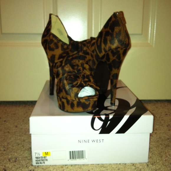 Nine West Shoes - Leopard print high street x5 heels from Nine West