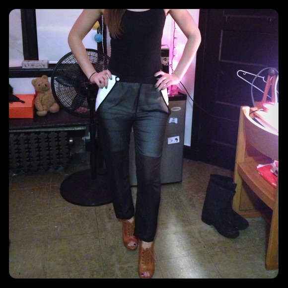 Black and White Dress Pants