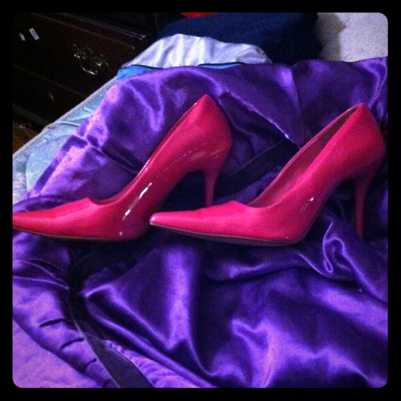 Hot pink heels