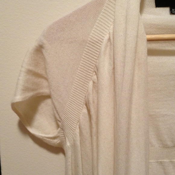 ark & co. drapey cream cardigan - Picture 2 of 3