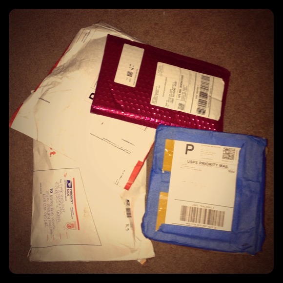 3 posh packages and my glam bag!