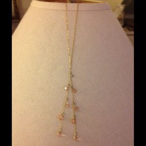 Bebe Double Drop Necklace