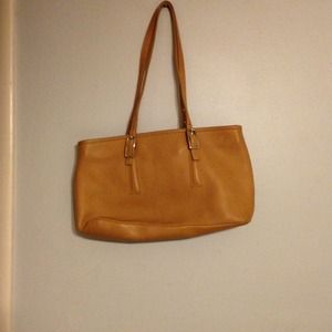 Coach Tan Leather Bag