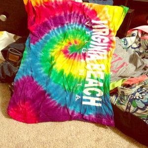 Tie Dye VA Beach t shirt.