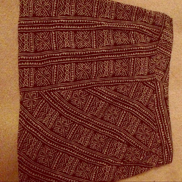 Tribal patterned skirt
