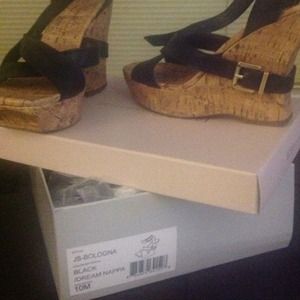Jessica Simpson "bologna "wedge sandals