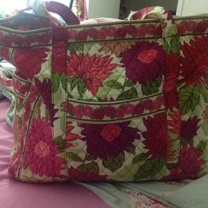 Vera Bradley Get Carried Away Tote in Hello Dahlia