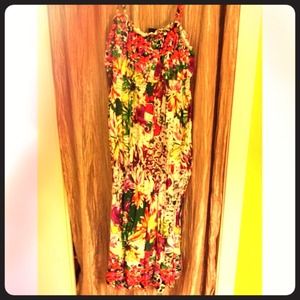 Floral Plus Size Maxi Dress