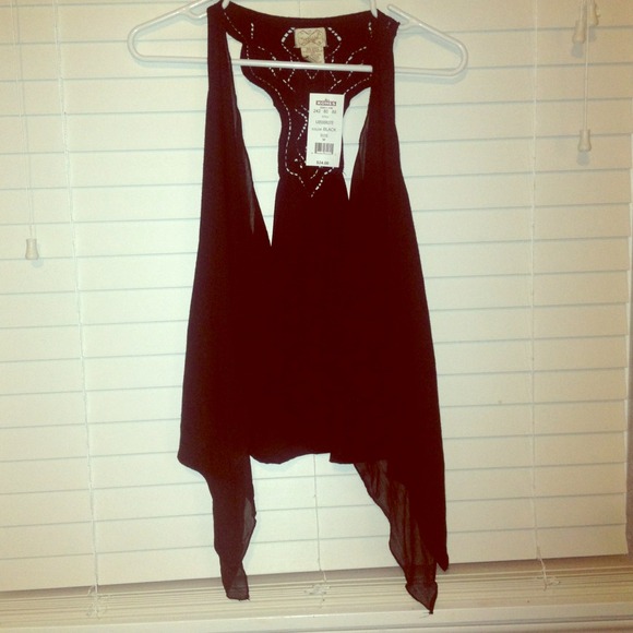 ❌RESERVED❌Black Lace Vest from Kohl's