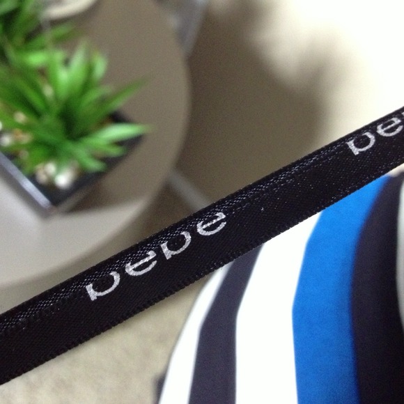 bebe Stripe Fitted Dress... - Picture 3 of 4