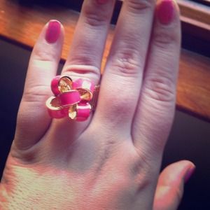 Lily Pulitzer adjustable bow ring
