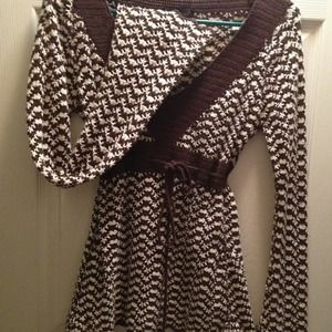 Crochet sweater by Bebe