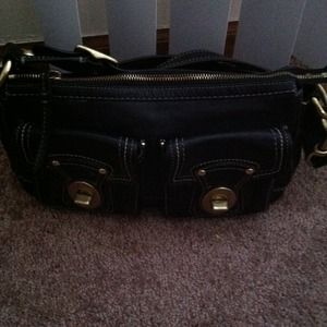 Leather coach bag