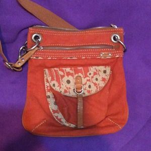 Orange Fossil Purse
