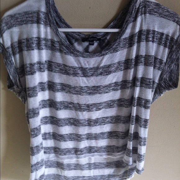 Striped crop top.