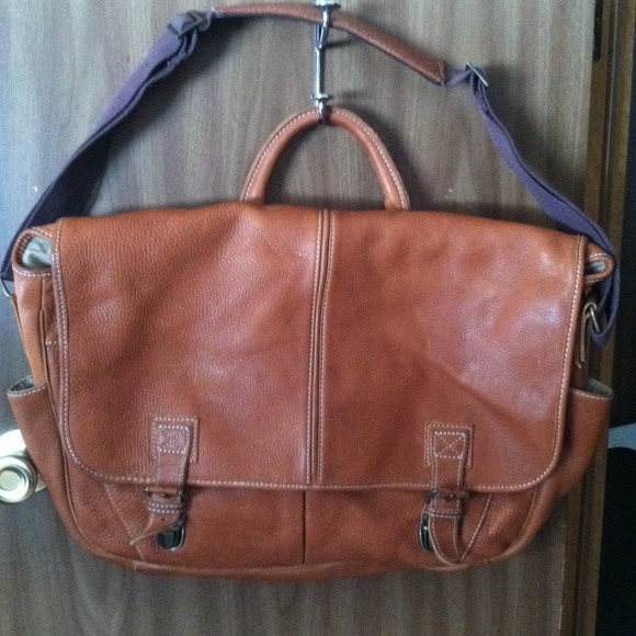$50 OFF REDUCED LLBeanLeather Messenger Briefcase