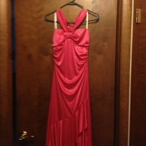 Hot pink dress