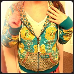 ❤❤SOLD❤❤Billabong Reversible zip up hoodie