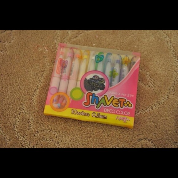 🔴SOLD🔴Korean deco pens