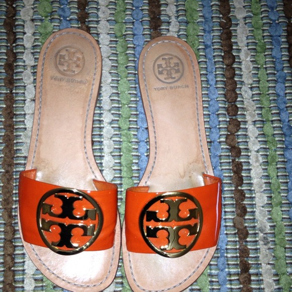 Tory Burch Shoes - Tory Burch Grania logo sandal / slide