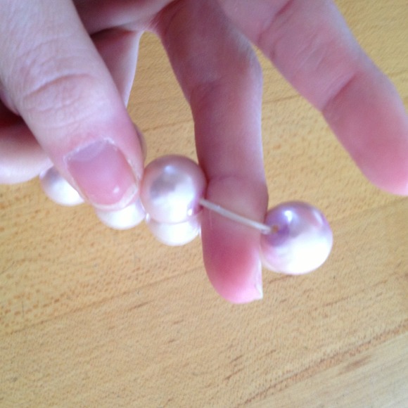 Pink beaded bracelet - Picture 4 of 4