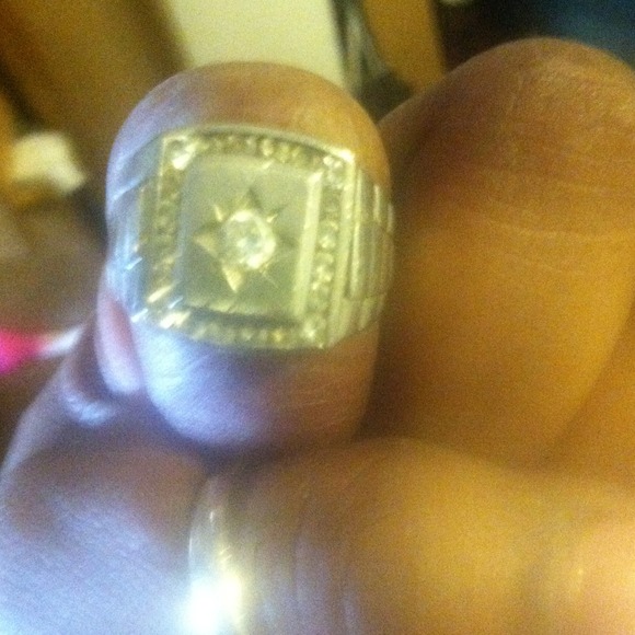 Man Mason Ring with Diamonds!!!!!!