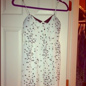 Black and white bird dress