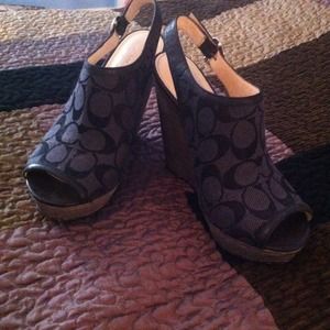 Coach wedges