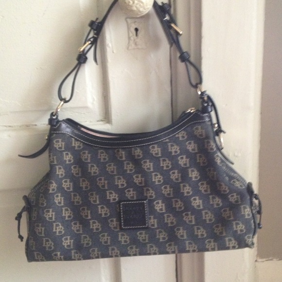 TRADED🚫Denim & Leather DOONEY & BOURKE Hobo Bag!