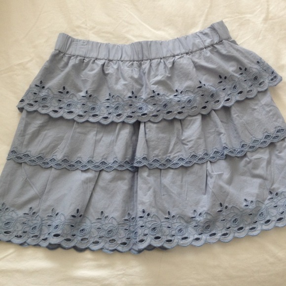 J.Crew baby blue skirt