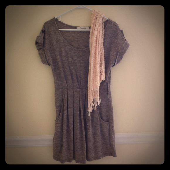 Forever 21 dress.  Free scarf/belt!!