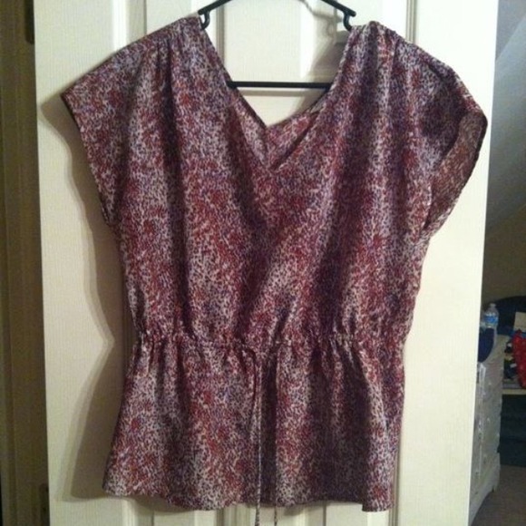 SOLD!!!Banana Republic top with drawstring waist