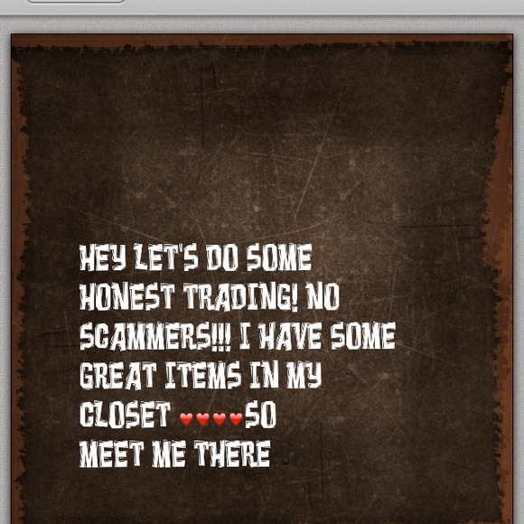 LETS DO SOME TRADING! NO SCAMMERS!
