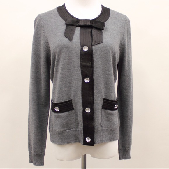 Milly bow cardigan sweater
