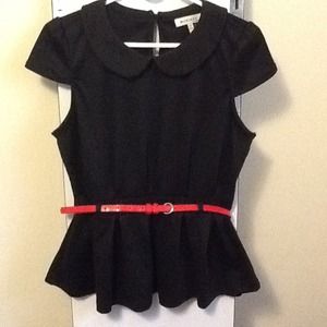 BNWT Peplum top