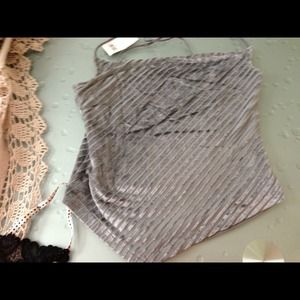 Banana republic velour top s nwt