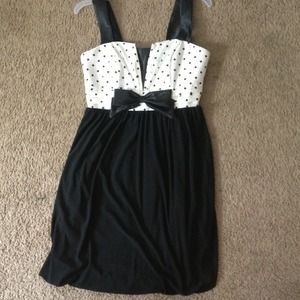Black and white dress