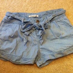 Forever 21 Denim Bow Short