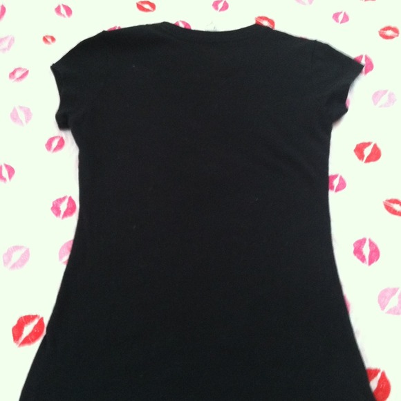 Black naughty tee shirt - Picture 2 of 2