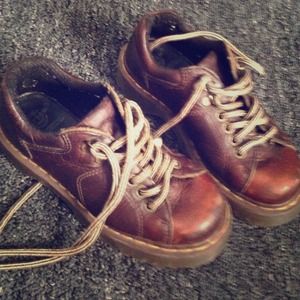 Beautiful Brown Leather Dr. Martens