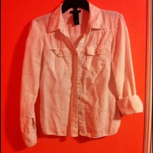 Off white loose fit shirt